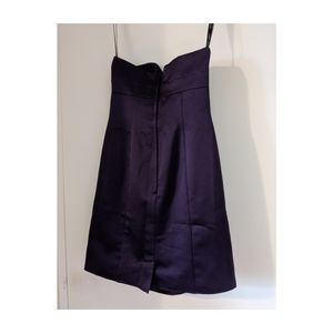 Alfred Angelo Strapless Satin Evening Gown